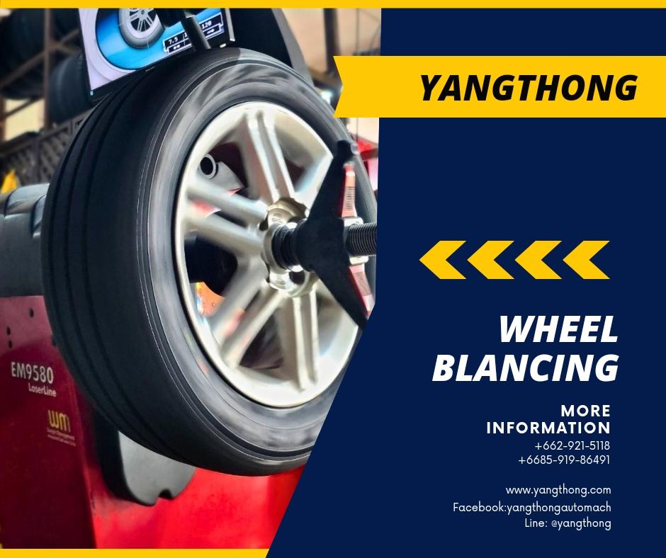 การถ่วงล้อ Wheel Balancing